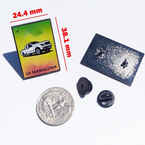 La Mamalona Pin Loteria Pin For Caps Clothing Enamel Badge Mexican Game Pin - Picture 4 of 5
